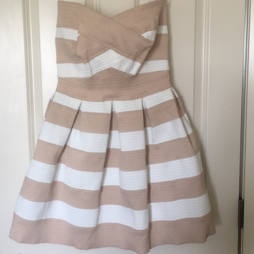 River Island Bandage Skater Dress White UK12 US 8